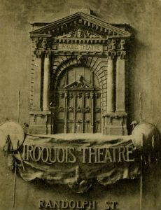 Playbill from the Iroquois Theatre.